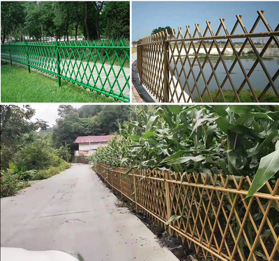 常德市竹護(hù)欄塑鋼護(hù)欄竹籬笆六安市裕安工廠護(hù)欄